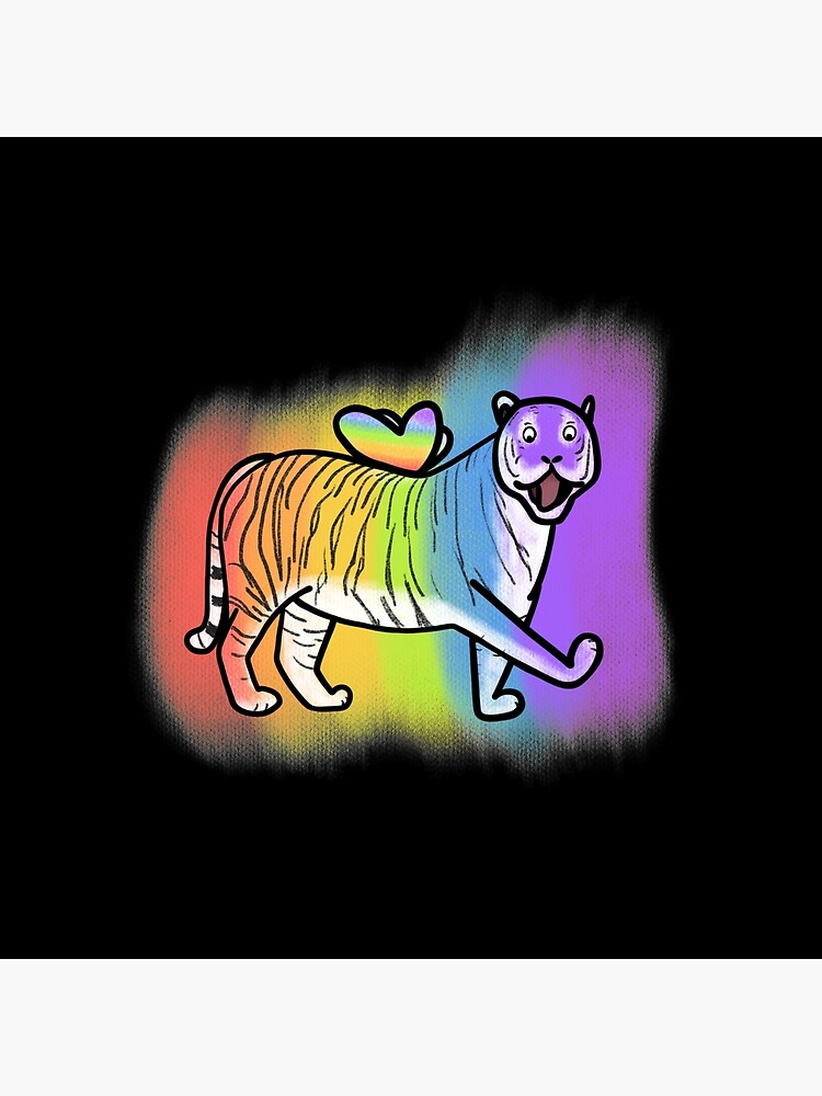 Flying Rainbow Tiger | Tote Bag