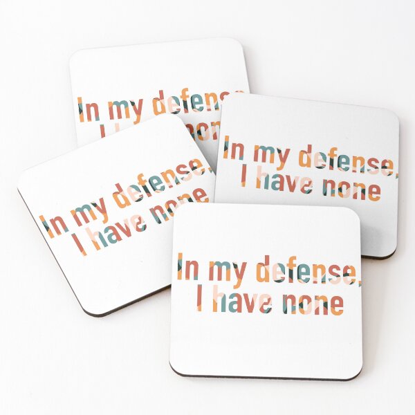 Item preview, In my defense, I have none Taylor Swift Lyrics designed and sold by Mkshoun.