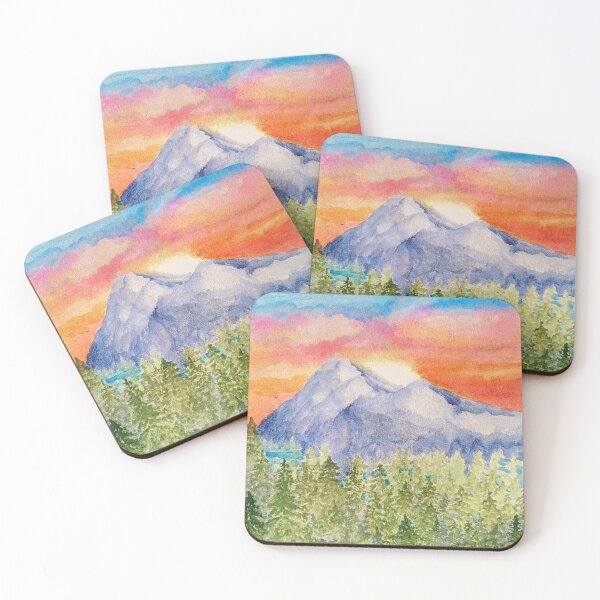 Item preview, "Mountain Sunset" designed and sold by LMJ1972.