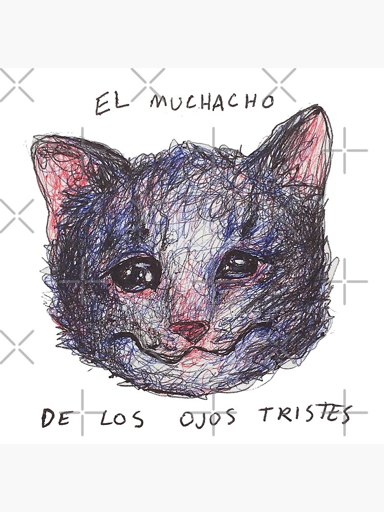 El Muchacho De Los Ojos Tristes English Póster «El Muchacho De Los Ojos Tristes» de Tedivision | Redbubble
