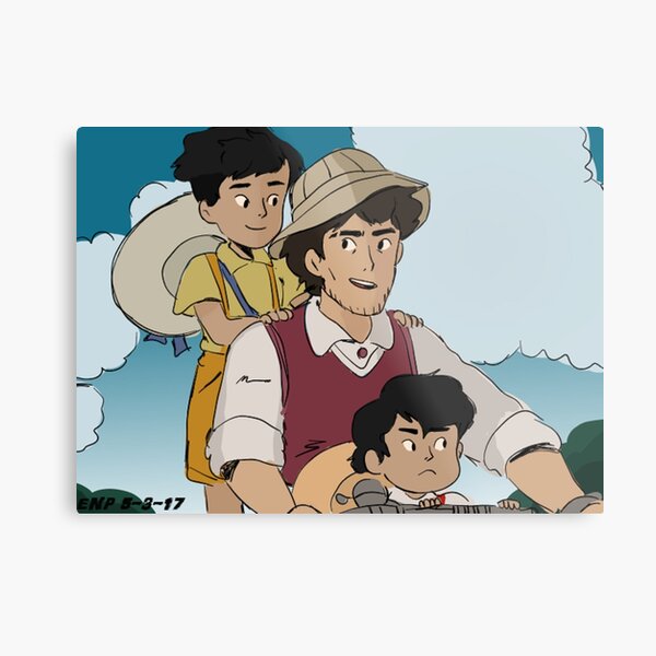 Shiro, Keith & dad Metal Print