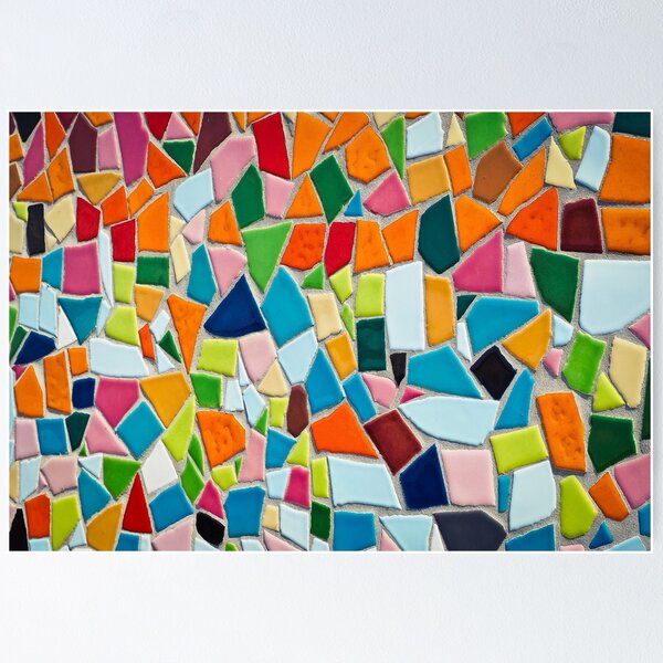Item preview, Mosaic Pattern Colorful Texture designed and sold by T-shirt For You.