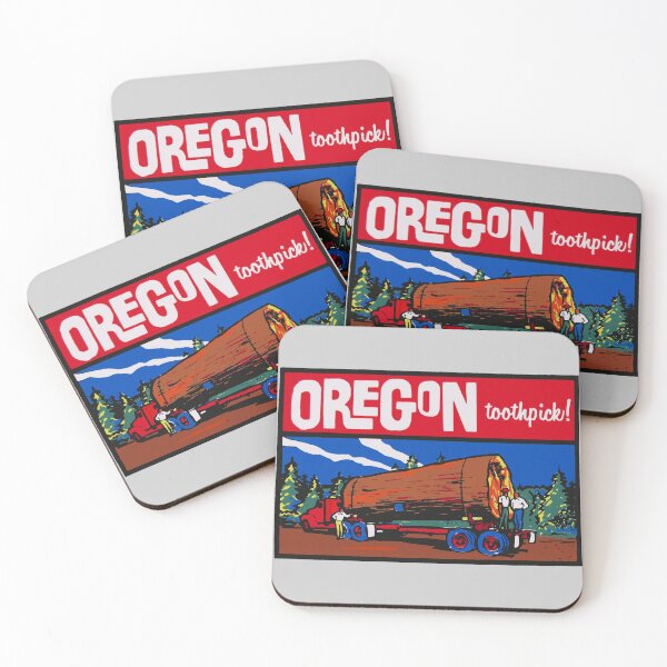 Aperçu de l'œuvre Sticker Vintage Oregon créée et vendue par Decal Mania.