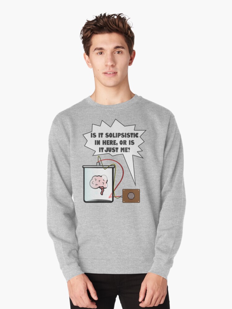 Ist Es Solipsistic Hier Drin Lustige Philosophie Pullover Von Bullshirter Redbubble