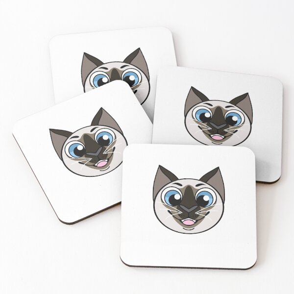 Item preview, Siamese cat designed and sold by BobaPuma.