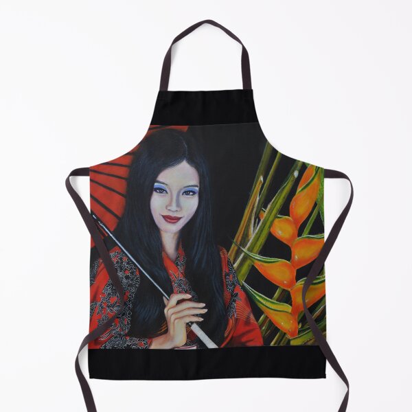 Item preview, Original Japanese Heliconia Painting designed and sold by Sergio Paul Ianniello.