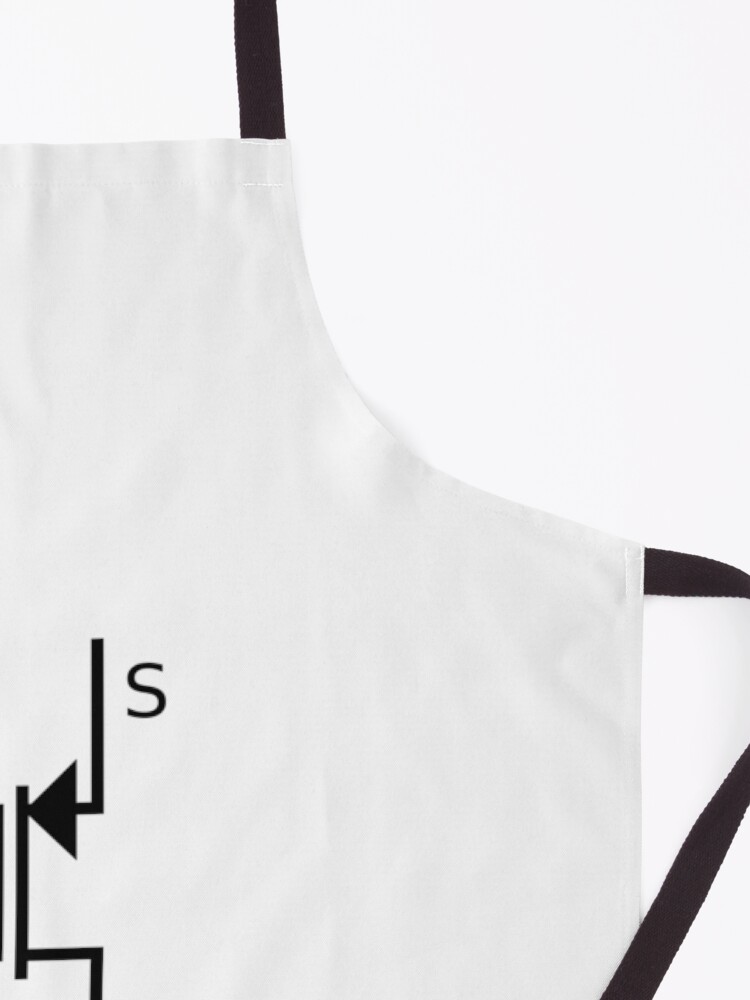 Alternate view of Mosfet symbol, #mosfet, #symbol, #MosfetSymbol, #SymboleMosfet Apron