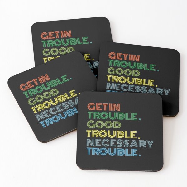Item preview, GET IN TROUBLE GOOD TROUBLE NECESSARY TROUBLE: funny gift for her Cute Family Gift idea for Mom designed and sold by DIGIL DOWN.