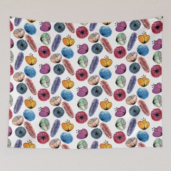 Item preview, Watercolour Flowers designed and sold by crismk.