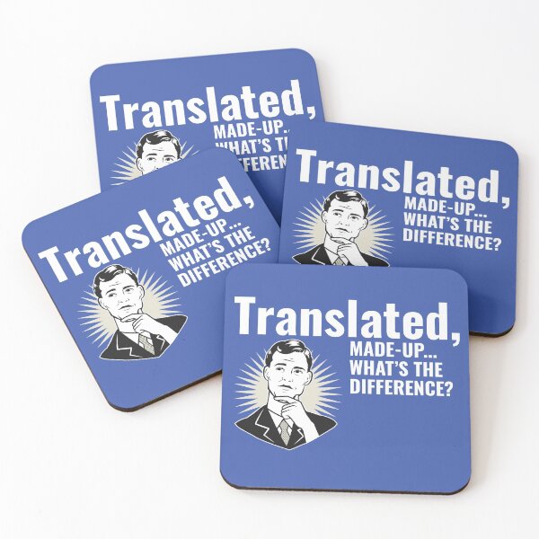 Item preview, Translated, Made-Up...What's The Difference? Retro Thinking designed and sold by Exmo Merch.