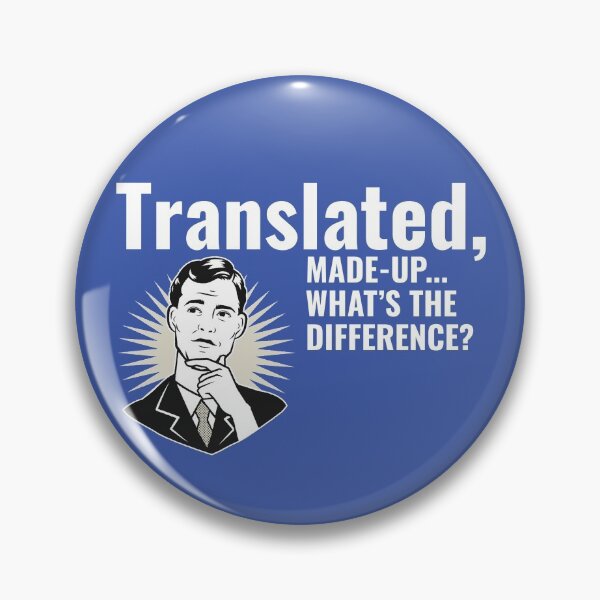 Item preview, Translated, Made-Up...What's The Difference? Retro Thinking designed and sold by Exmo Merch.