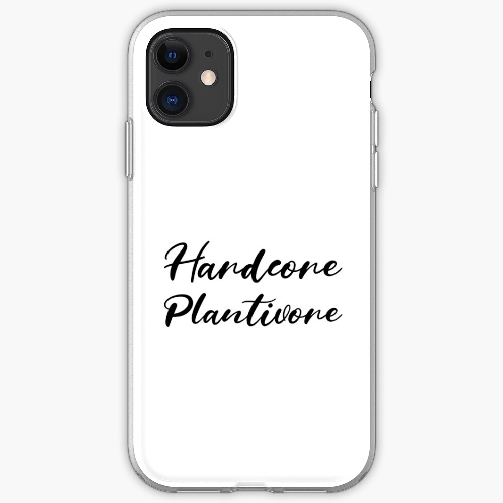 Hardcore Plantivore Black iPhone Case & Cover