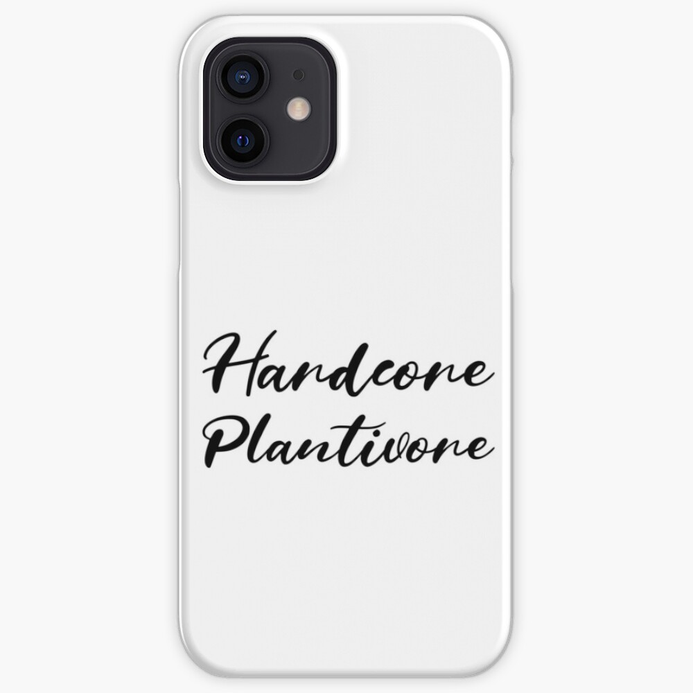 Hardcore Plantivore Black iPhone Case & Cover
