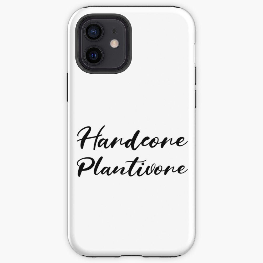 Hardcore Plantivore Black iPhone Case & Cover