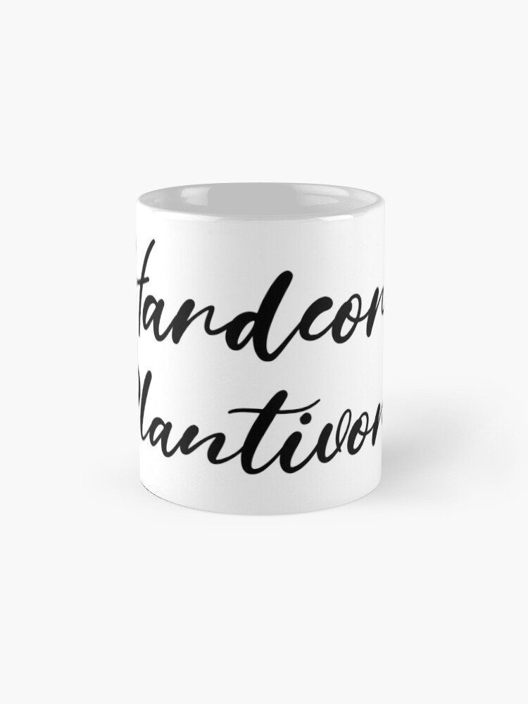 Alternate view of Hardcore Plantivore Black Mug