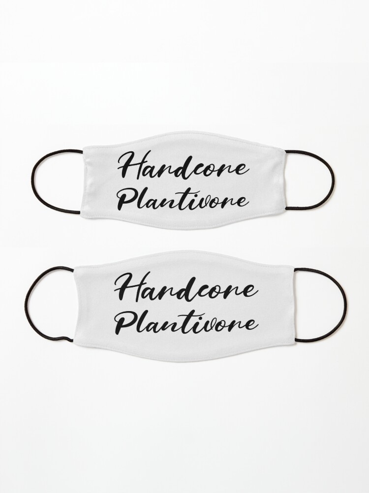 Alternate view of Hardcore Plantivore Black Mask