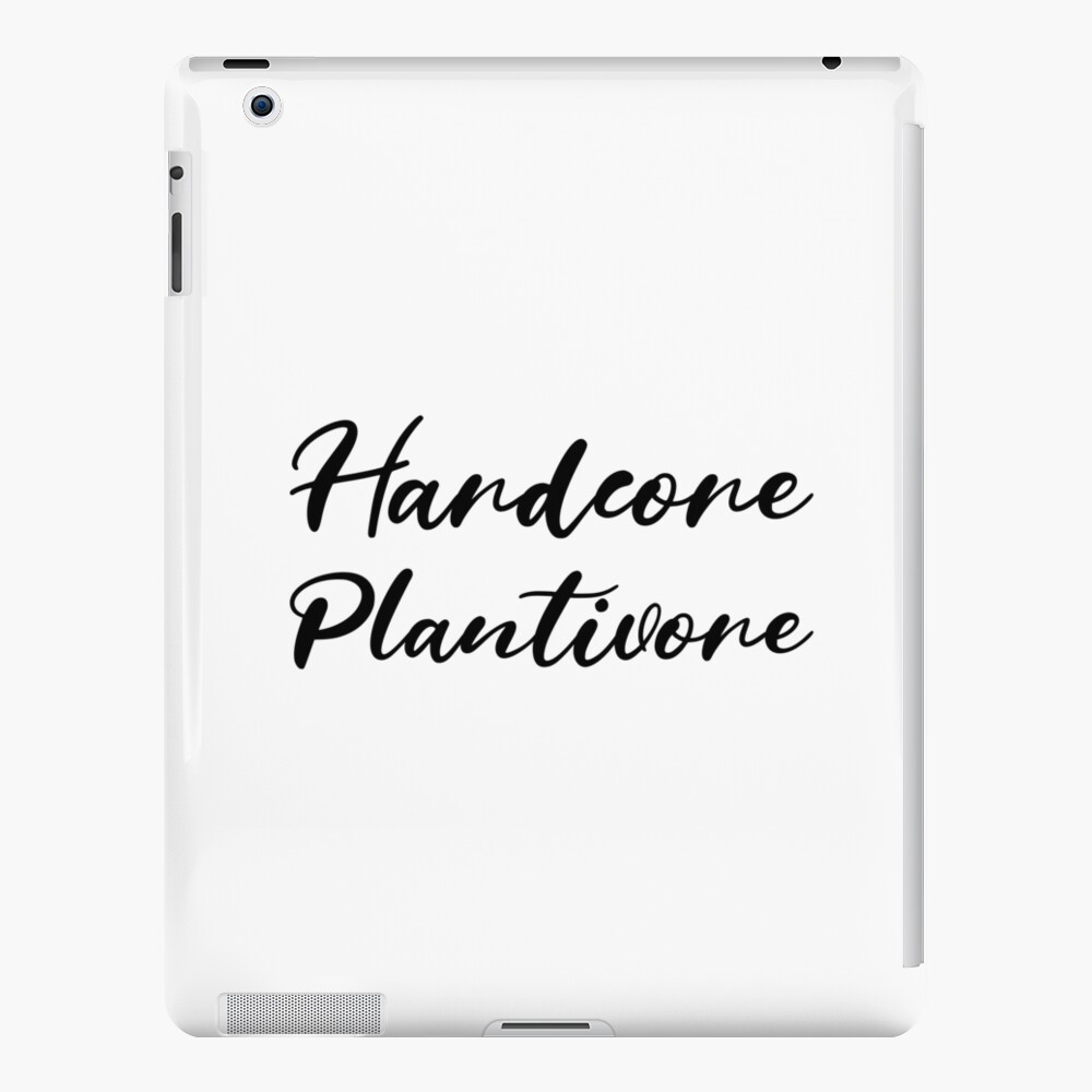 Hardcore Plantivore Black iPad Case & Skin