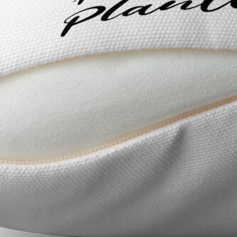 Alternate view of Hardcore Plantivore Black Throw Pillow