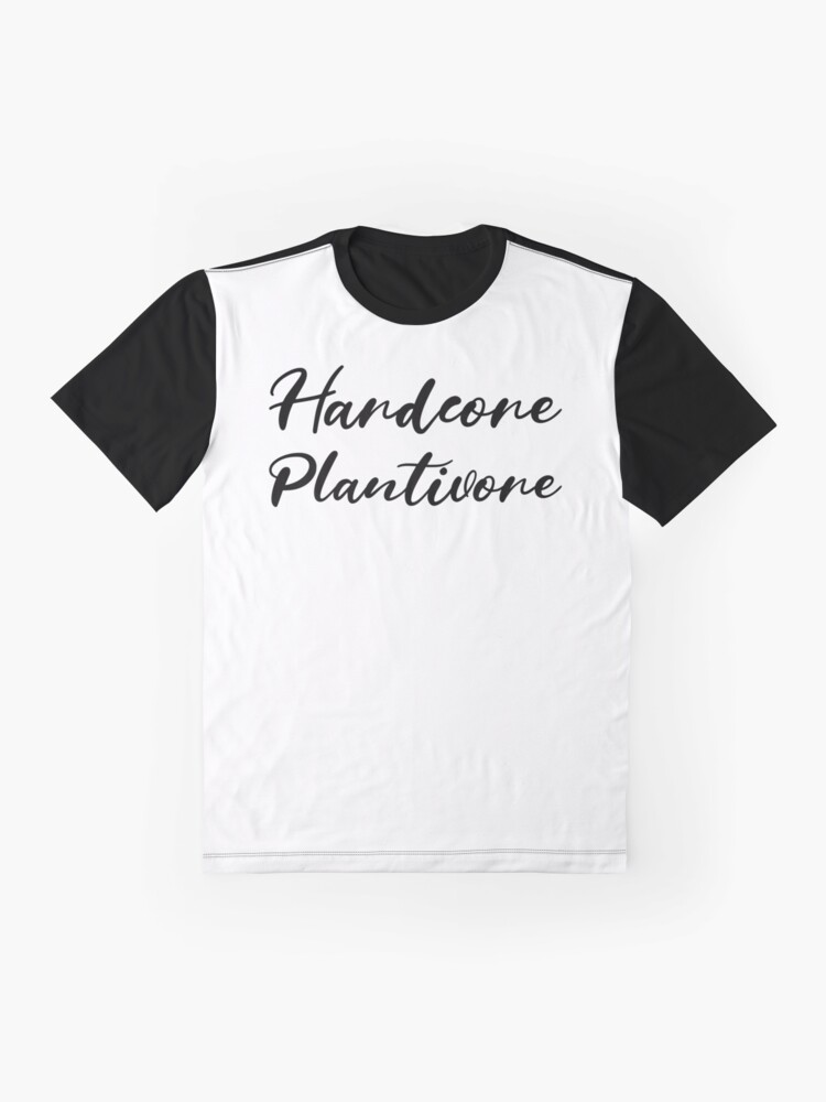 Alternate view of Hardcore Plantivore Black Graphic T-Shirt