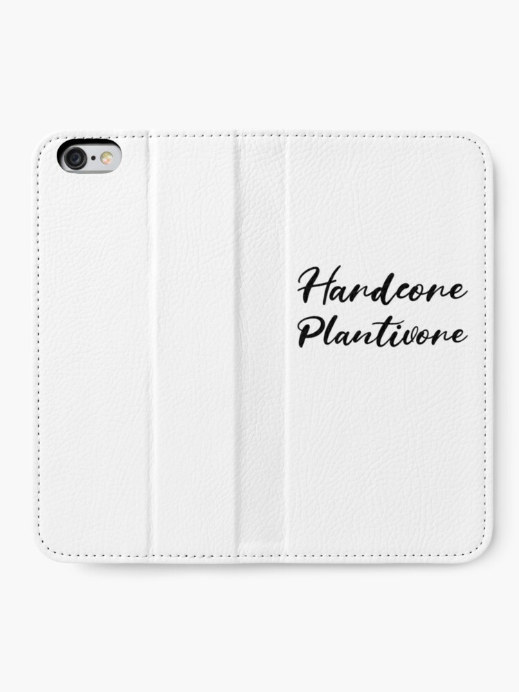 Alternate view of Hardcore Plantivore Black iPhone Wallet