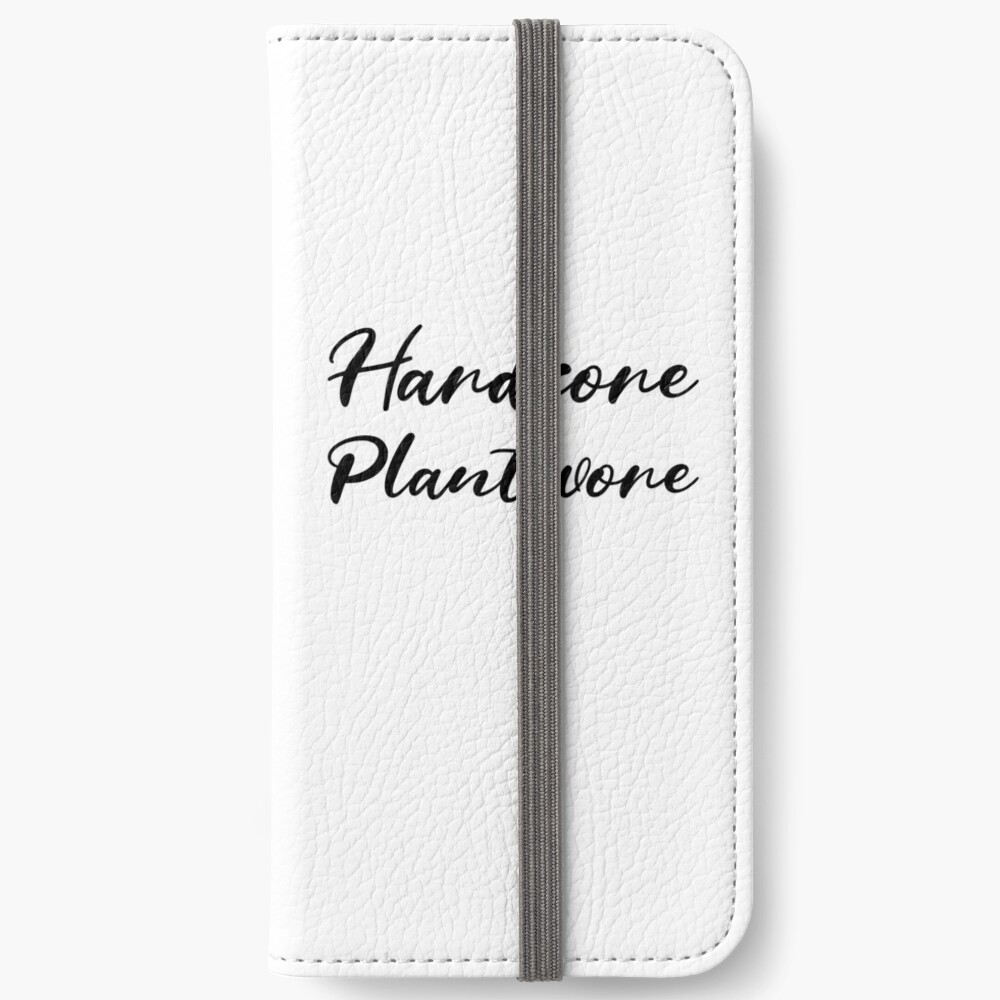 Hardcore Plantivore Black iPhone Wallet