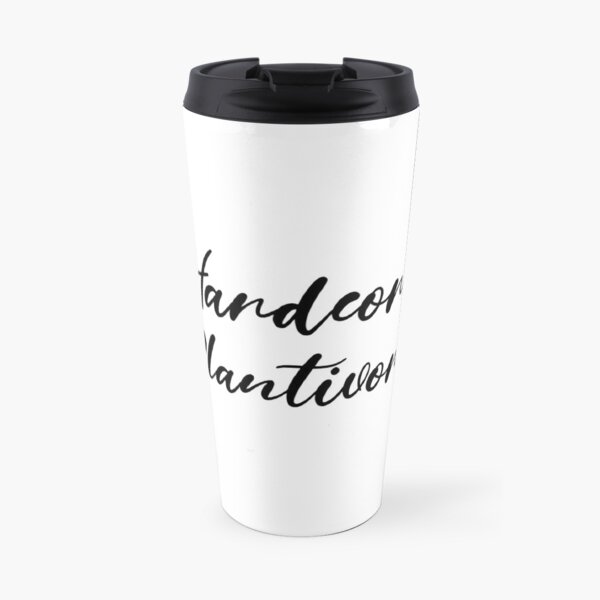 Hardcore Plantivore Black Travel Mug
