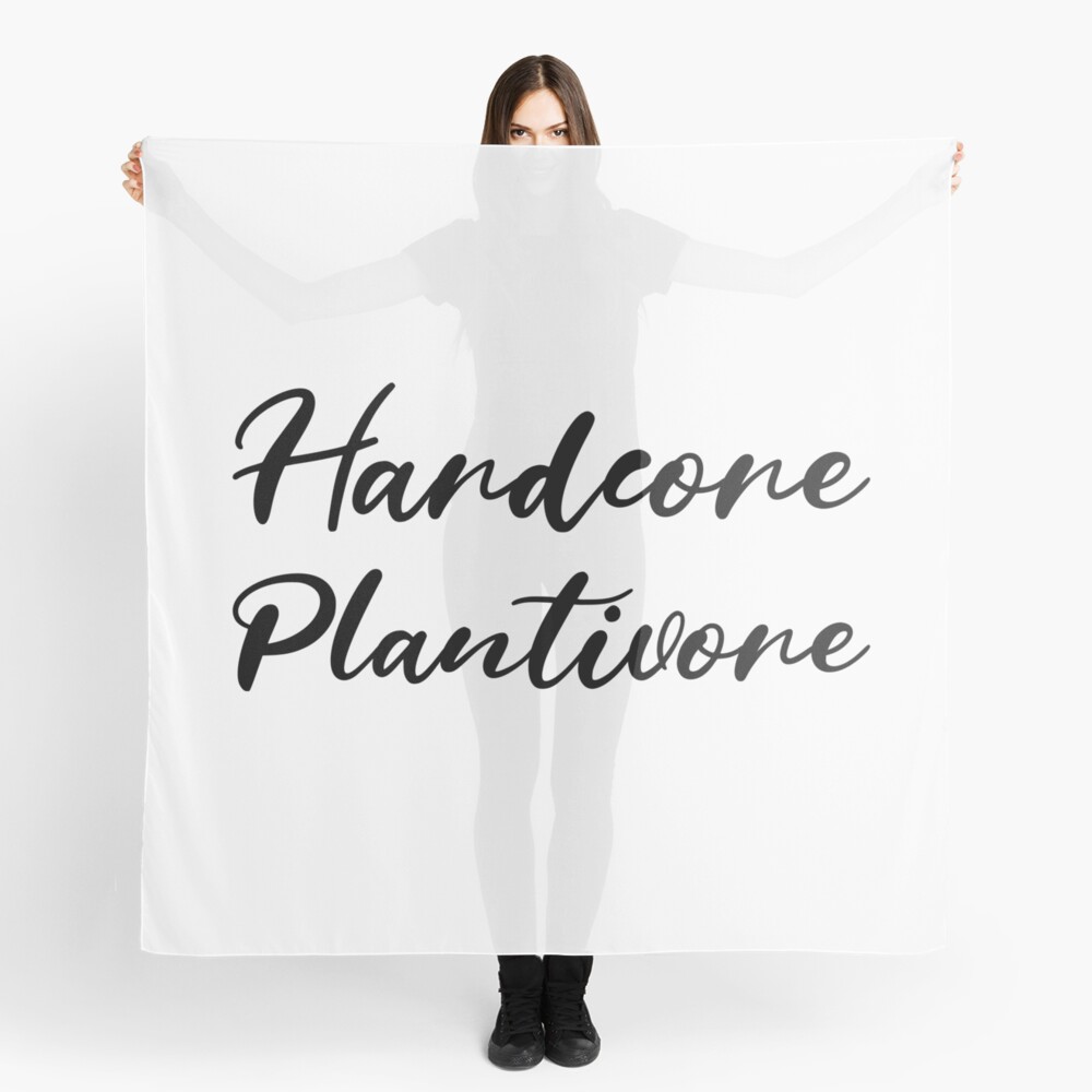 Hardcore Plantivore Black Scarf