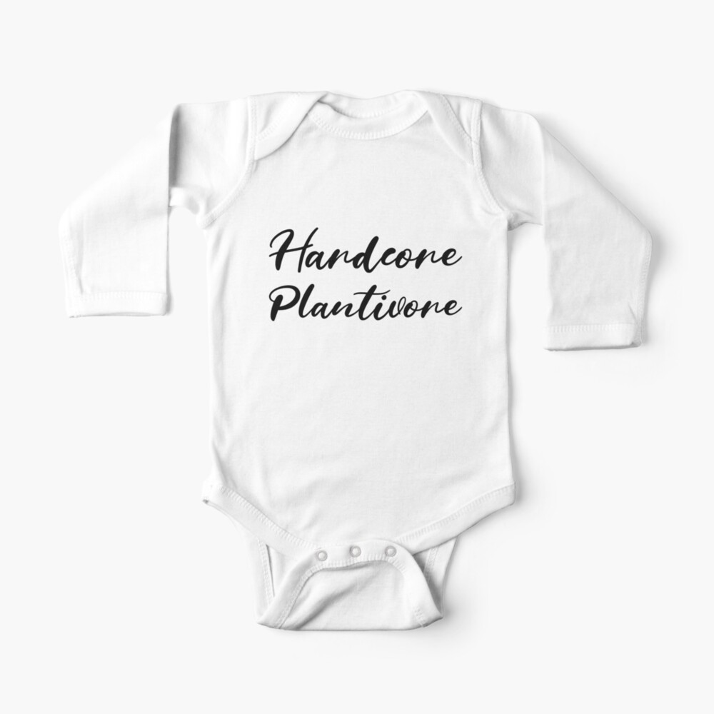 Hardcore Plantivore Black Baby One-Piece