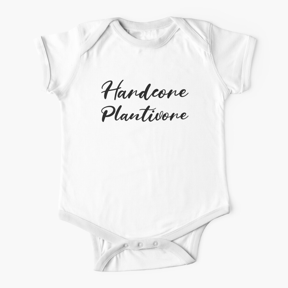 Hardcore Plantivore Black Baby One-Piece