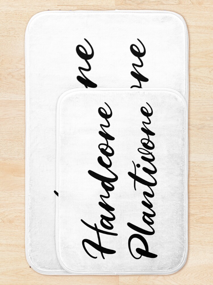 Alternate view of Hardcore Plantivore Black Bath Mat