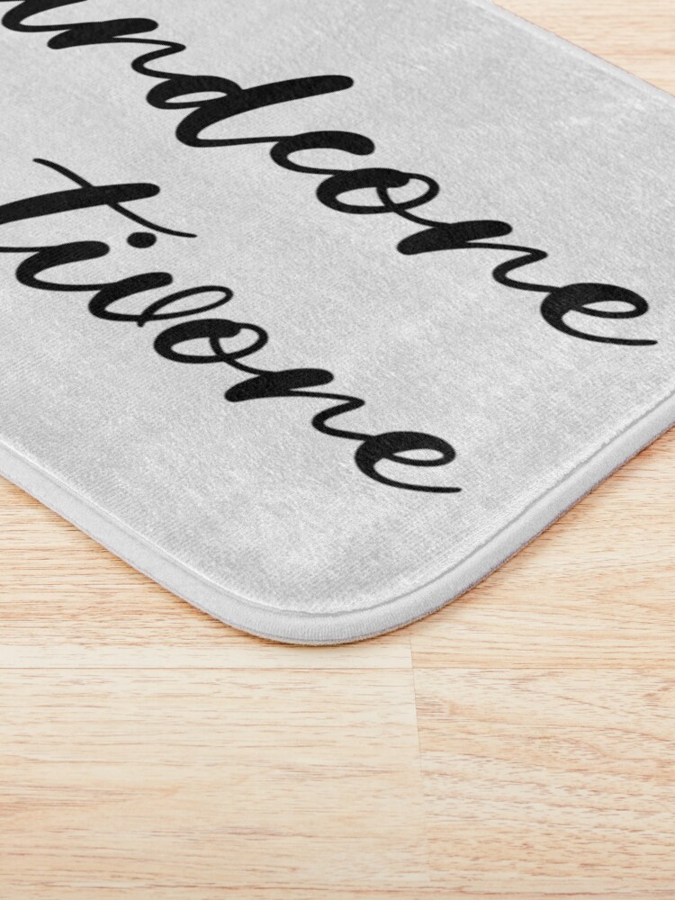 Alternate view of Hardcore Plantivore Black Bath Mat