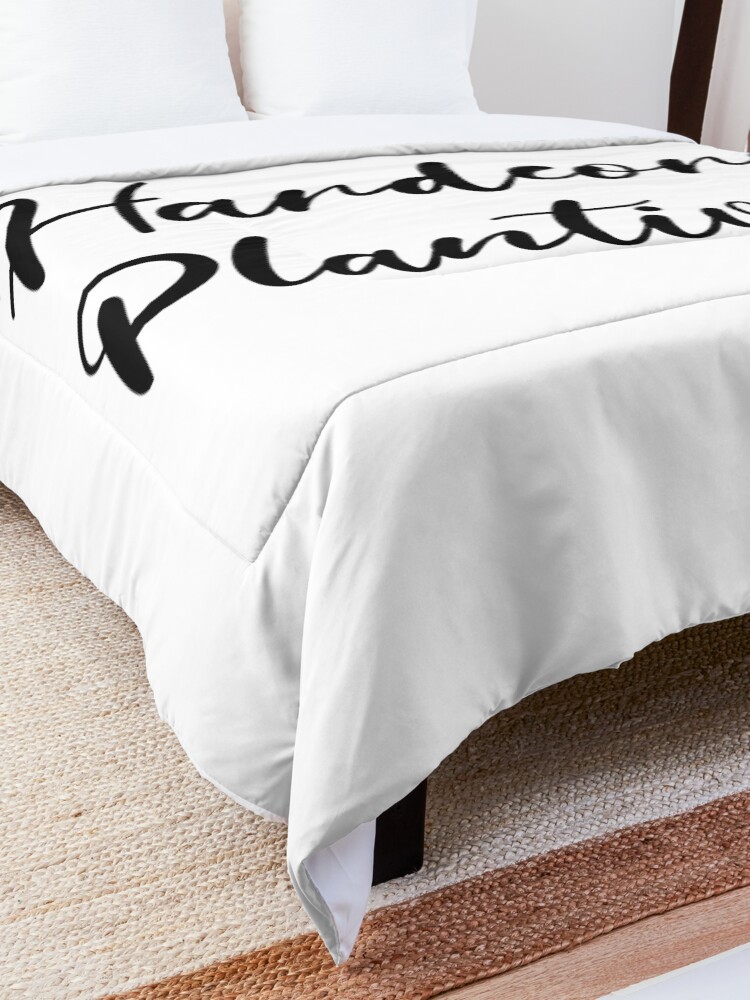 Alternate view of Hardcore Plantivore Black Comforter