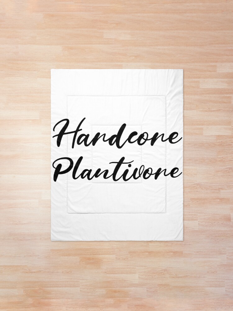 Alternate view of Hardcore Plantivore Black Comforter