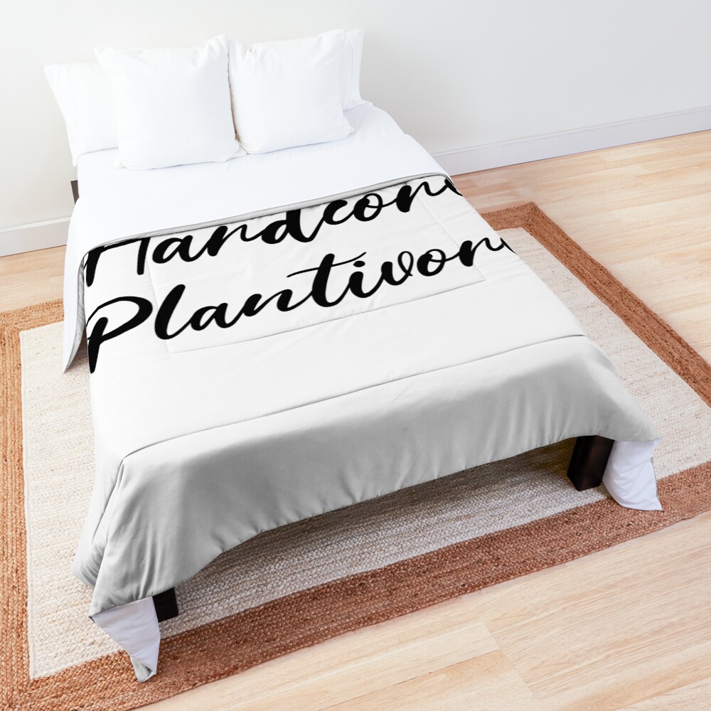 Hardcore Plantivore Black Comforter