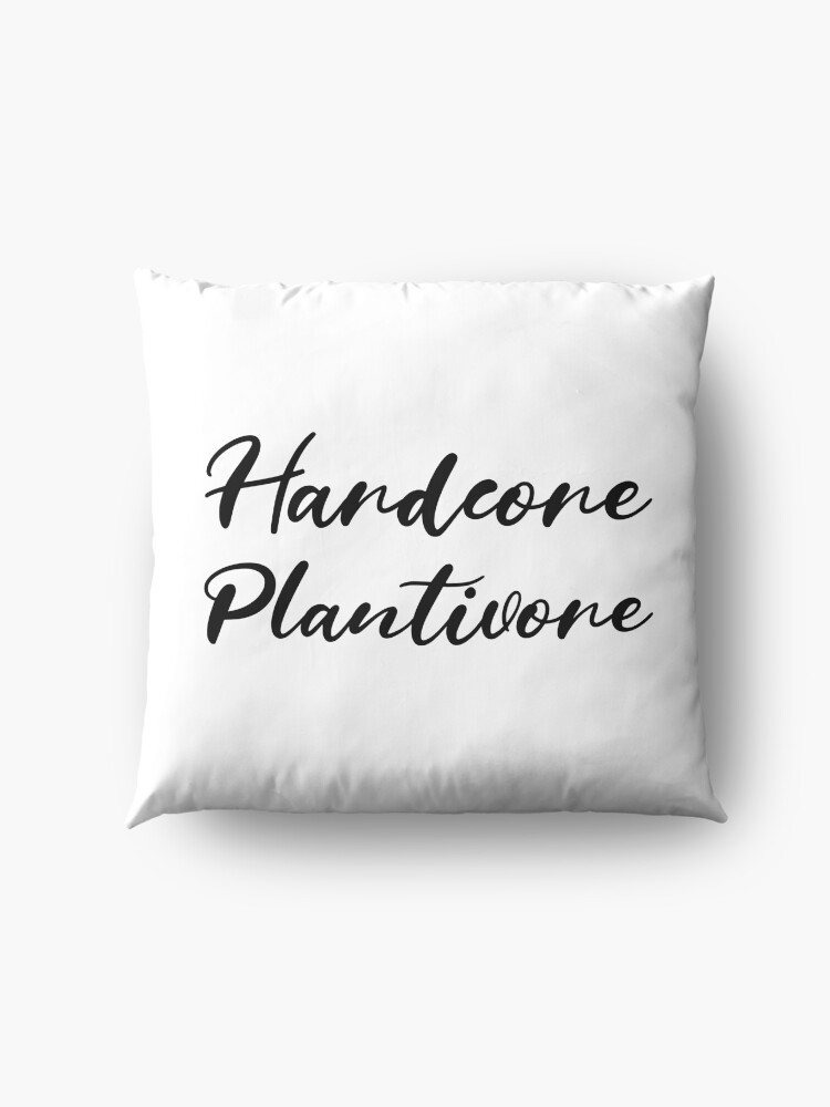 Alternate view of Hardcore Plantivore Black Floor Pillow