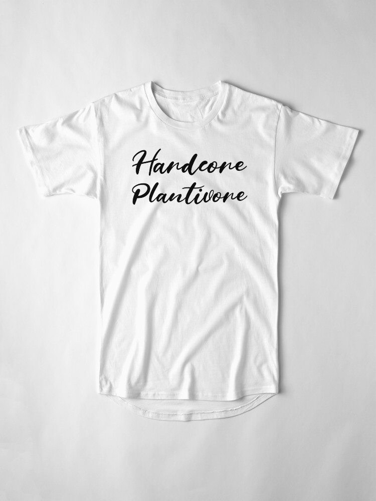Alternate view of Hardcore Plantivore Black Long T-Shirt
