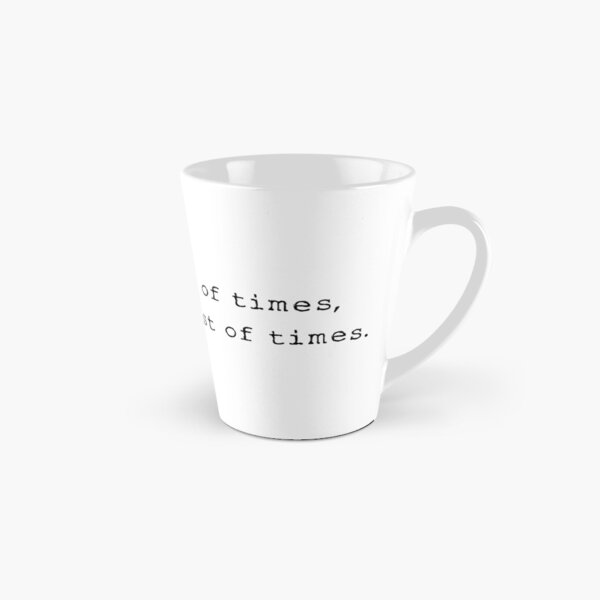 Vista previa del artículo con la obra «Fue el mejor de los tiempos, fue la confusión de los tiempos.», diseñado y vendido por Ruben Wills.