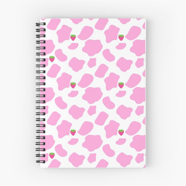 Item preview, Strawberry Cow Pink Pattern designed and sold by Sweet-A-Dsignz.