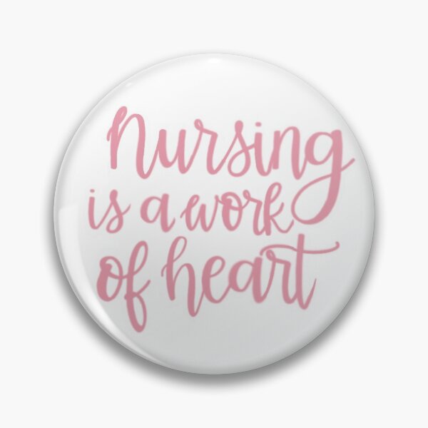 Item preview, Nursing is a work of heART  designed and sold by amyhutchison.