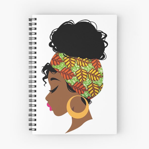 Item preview, Gorgeous Black Girl with a headwrap designed and sold by RhoobieDotCom.
