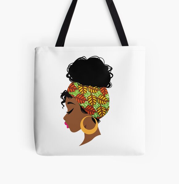 Item preview, Gorgeous Black Girl with a headwrap designed and sold by RhoobieDotCom.