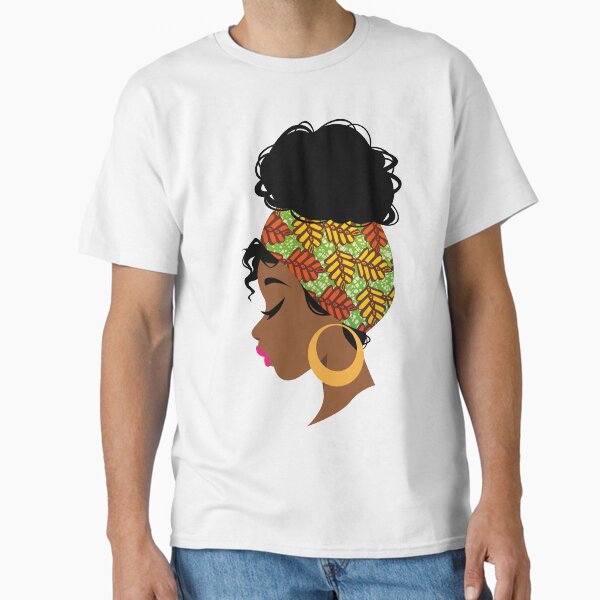 Item preview, Gorgeous Black Girl with a headwrap designed and sold by RhoobieDotCom.