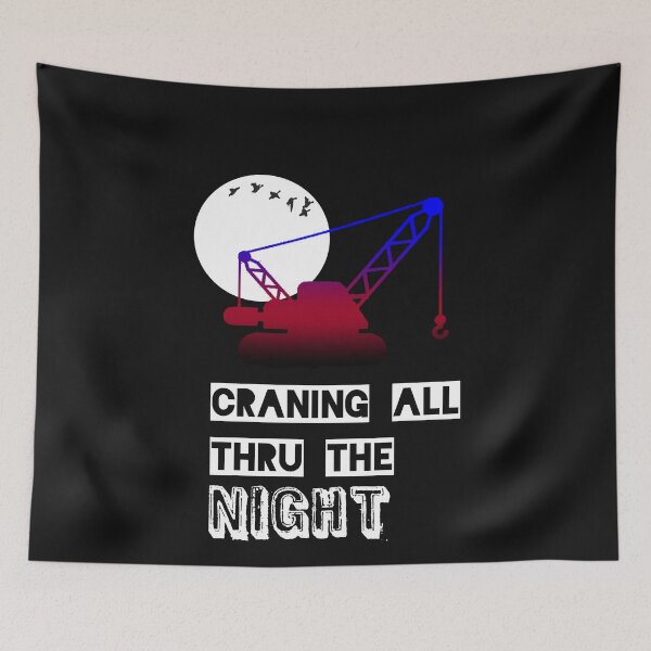 Item preview, Craning All Thru The Night designed and sold by SharpThreadZ.