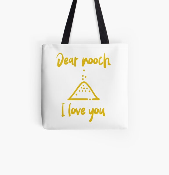 Dear Nooch I Love You All Over Print Tote Bag