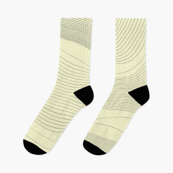 Item preview, Abstract Wavy Line Pattern on Pastel Yellow Background designed and sold by STAR10008.