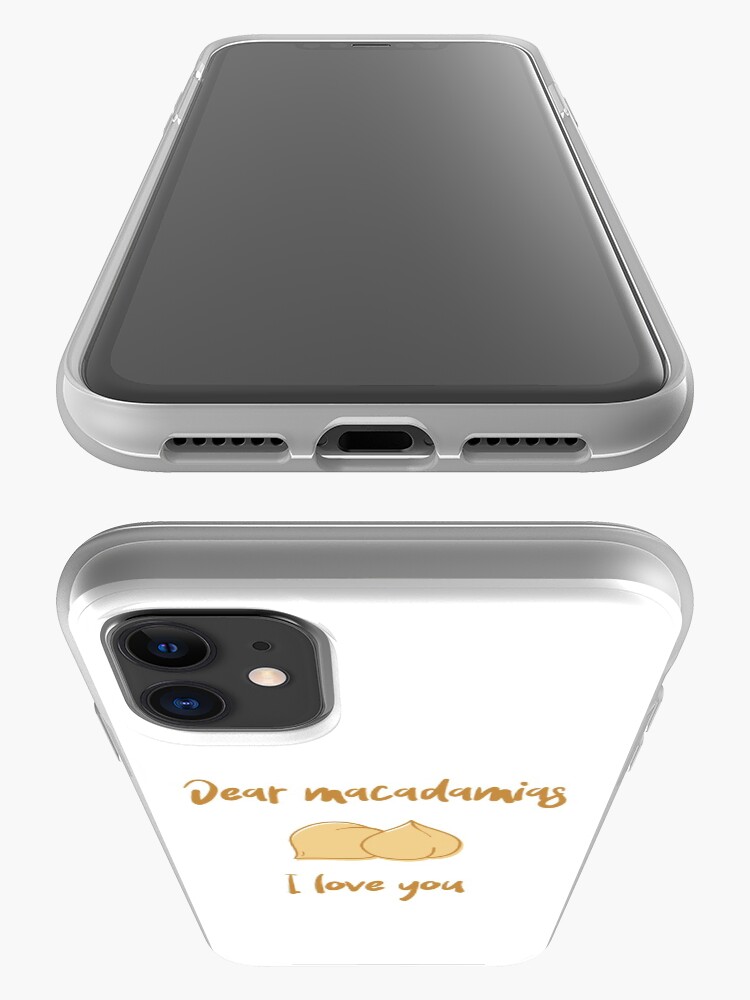 Alternate view of Dear Macadamias I Love You iPhone Case & Cover