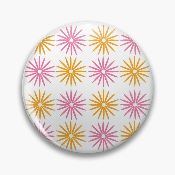 Item preview, Pink Orange Daisies Pattern designed and sold by Orchyd.