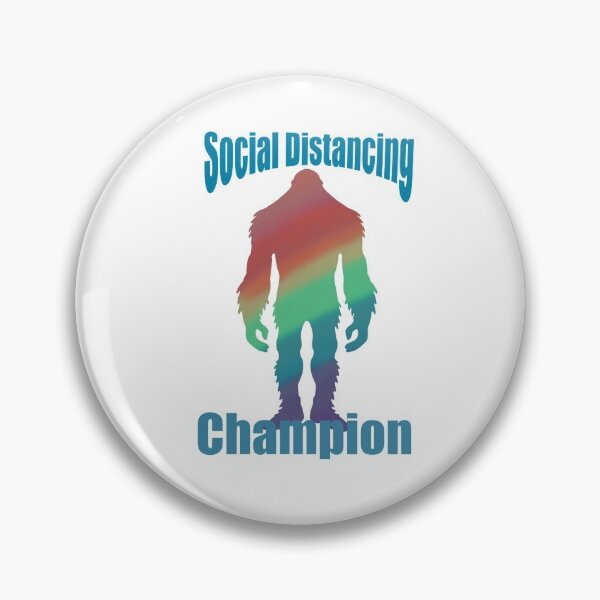 Item preview, Social Distancing Bigfoot designed and sold by klh0853.