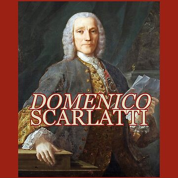 Artwork thumbnail, Domenico Scarlatti w/ Font and Red Trim by MoriVond