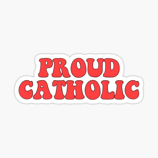 Item preview, Proud Catholic - Red designed and sold by Kliethermes28.